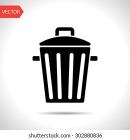 Trash can icon