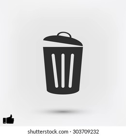 Trash can icon