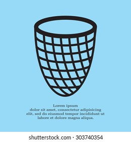 Trash can icon