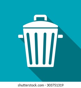 Trash can icon