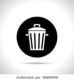 Trash can icon