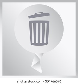 Trash can icon