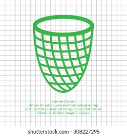 Trash can icon