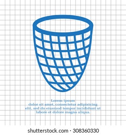 Trash can icon