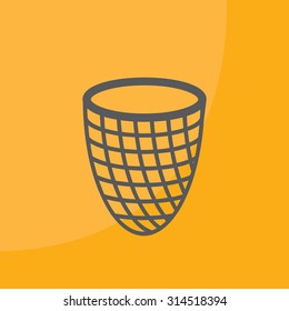 Trash can icon