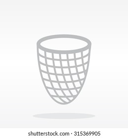 Trash can icon