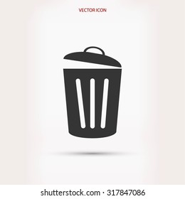 Trash can icon
