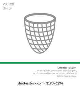 Trash can icon