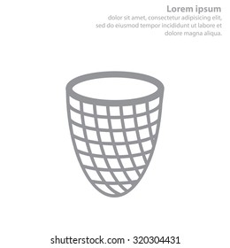 Trash can icon