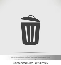 Trash can icon
