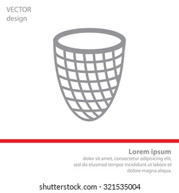 Trash can icon