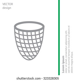 Trash can icon