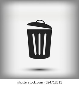 Trash can icon