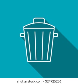 Trash can icon