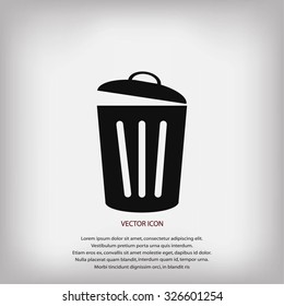 Trash can icon