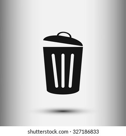 Trash can icon