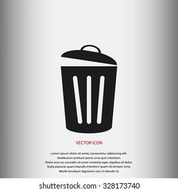 Trash can icon