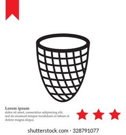 Trash can icon