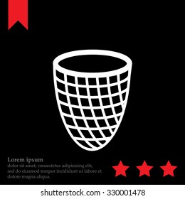 Trash can icon