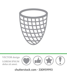 Trash can icon
