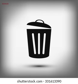 Trash can icon