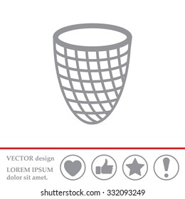 Trash can icon