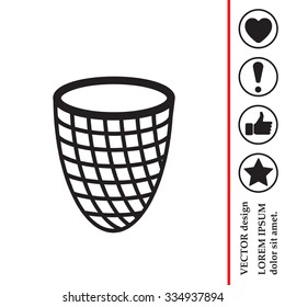 Trash can icon