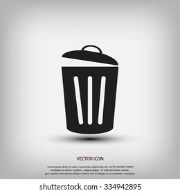 Trash can icon