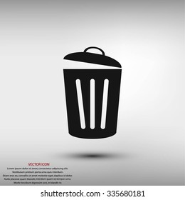 Trash can icon