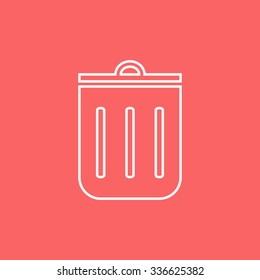 Trash can icon