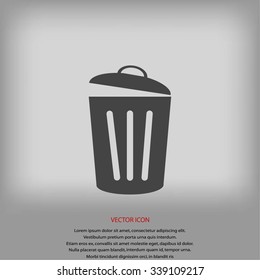 Trash can icon