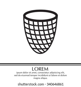 Trash can icon