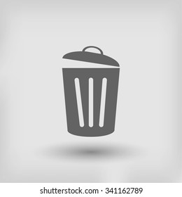 Trash can icon