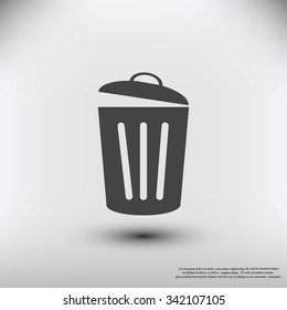 Trash can icon