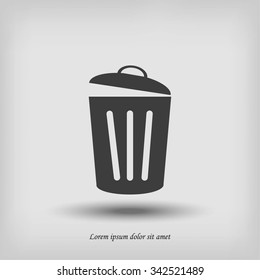 Trash can icon