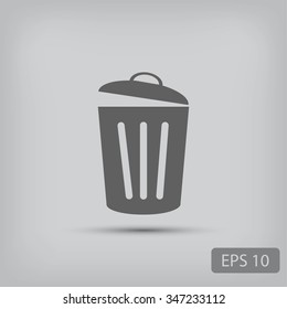 Trash can icon