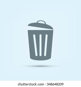 Trash can icon