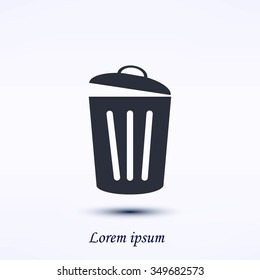 Trash can icon