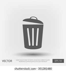 Trash can icon