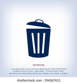 Trash can icon