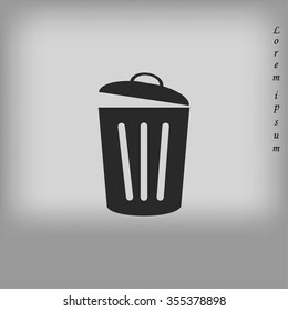 Trash can icon