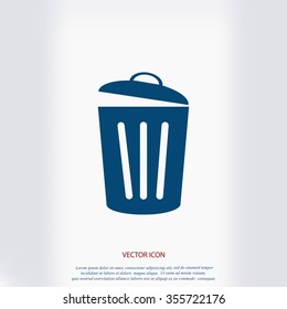 Trash can icon