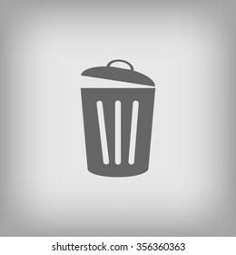 Trash can icon