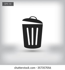 Trash can icon