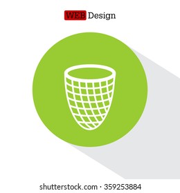 Trash can icon