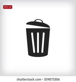 Trash can icon