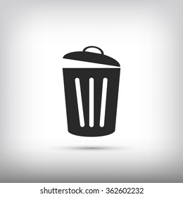 Trash can icon