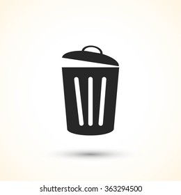 Trash can icon