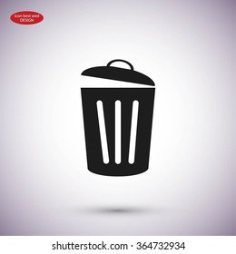Trash can icon