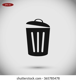 Trash can icon